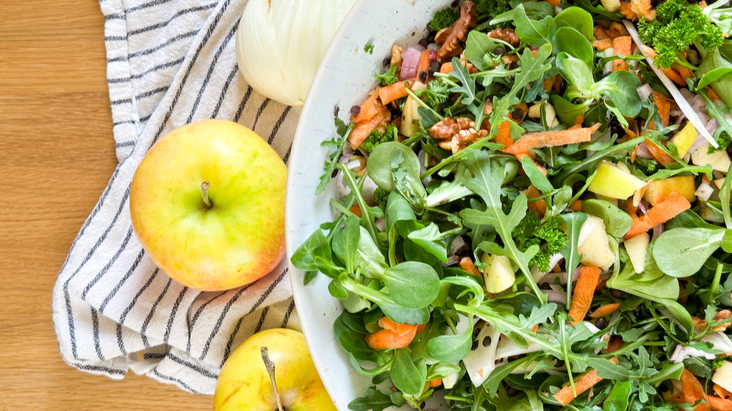 Frühlingssalat mit Linsen