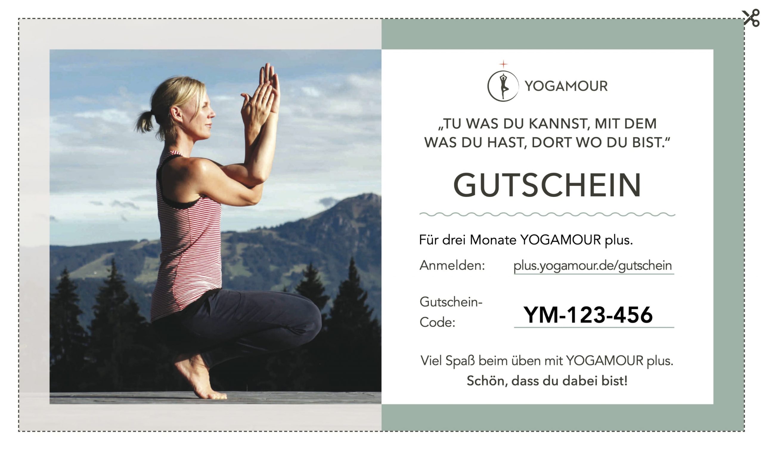YOGAMOUR Gutschein